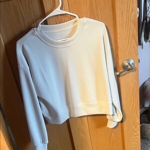 Lululemon Athletica White Sweatshirt softstreme